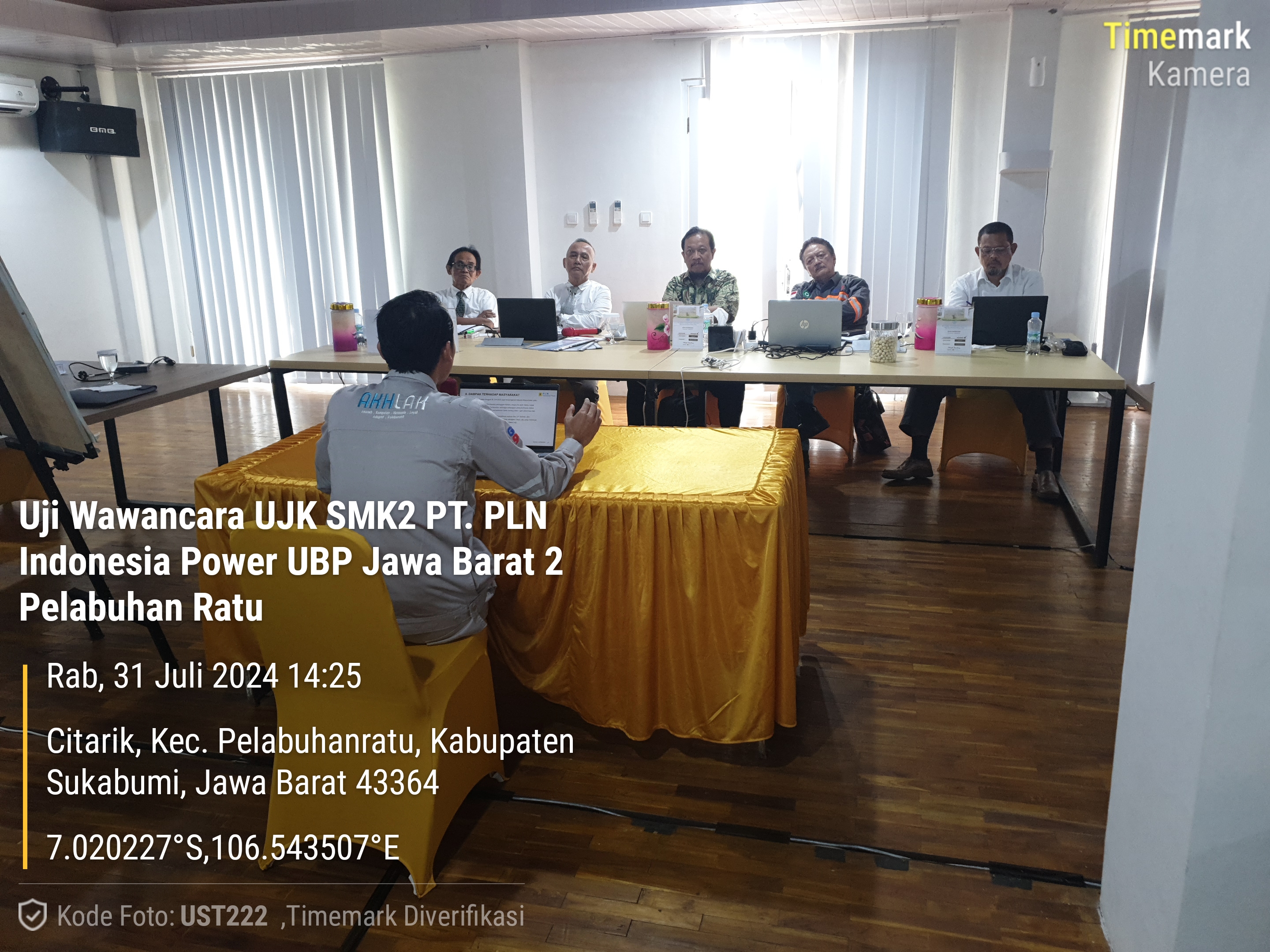 Dokumentasi PT. PLN INDONESIA POWER UBP JAWA BARAT 2 PELABUHAN RATU