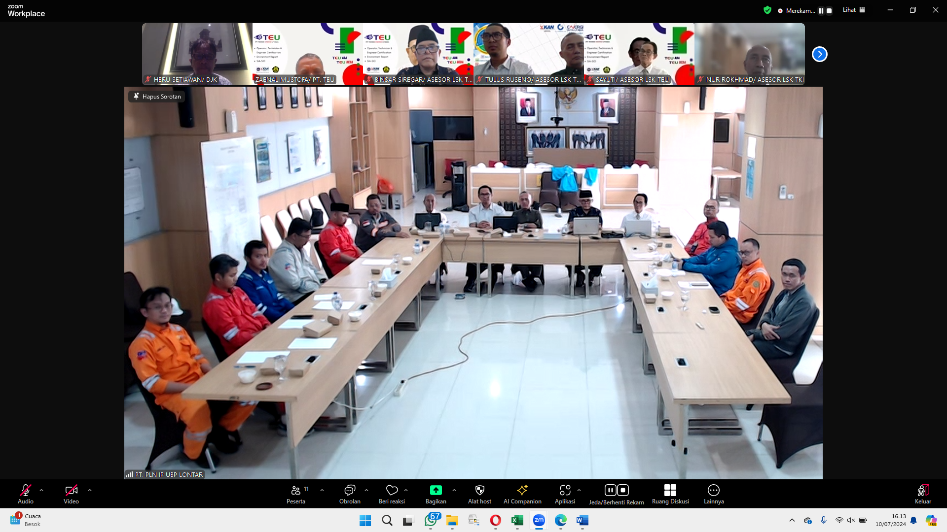 Dokumentasi PT. PLN INDONESIA POWER UBP BANTEN 3 LONTAR BATCH 1