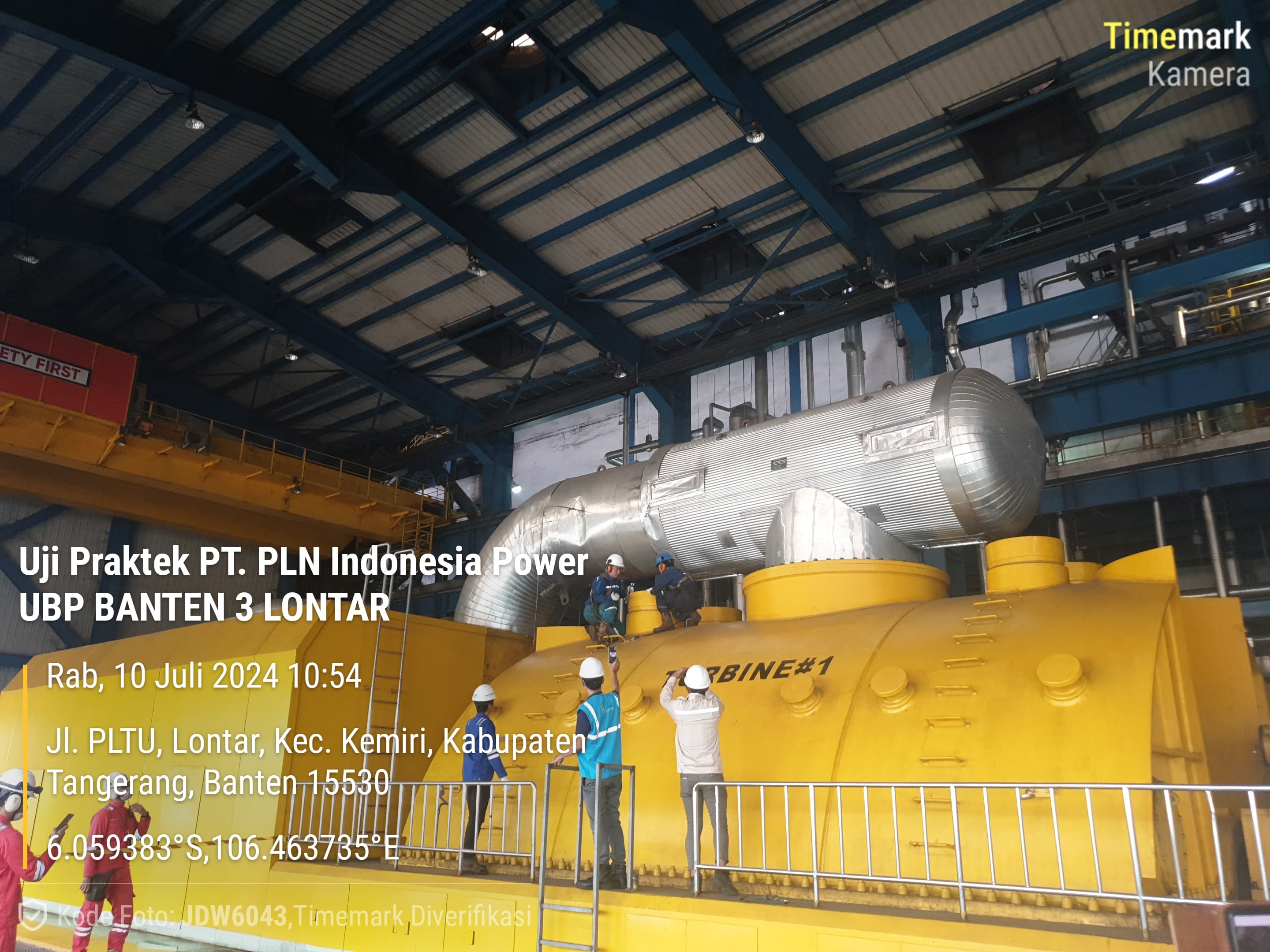 Dokumentasi PT. PLN INDONESIA POWER UBP BANTEN 3 LONTAR BATCH 1