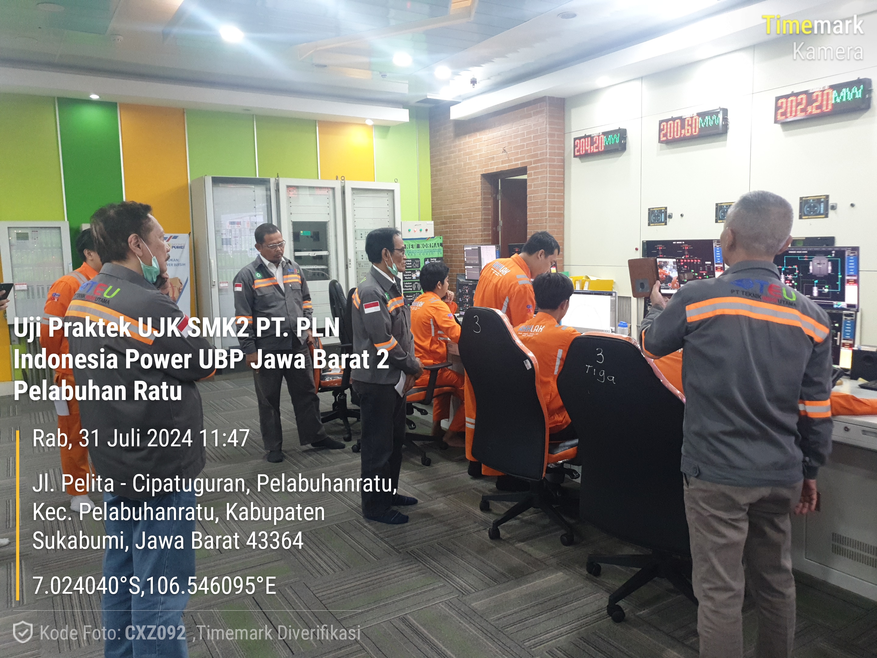 Dokumentasi PT. PLN INDONESIA POWER UBP JAWA BARAT 2 PELABUHAN RATU