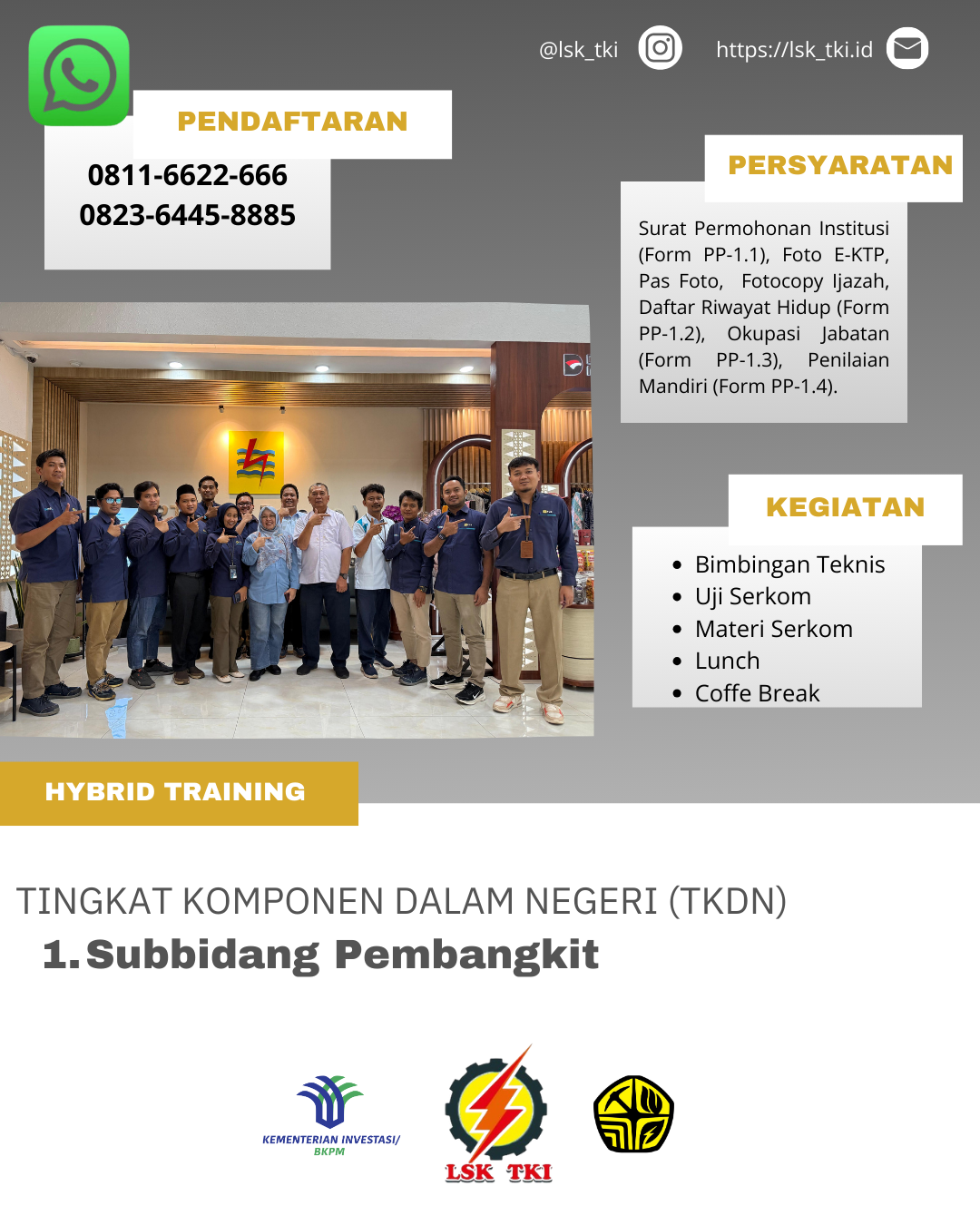 1. SERKOM Bidang TKDN  Subbidang Pembangkit