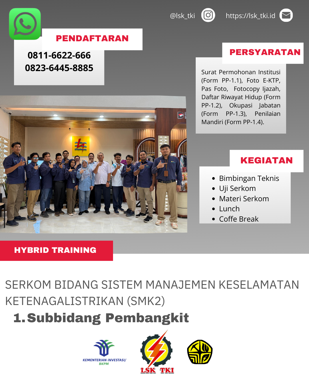 1. SERKOM Bidang SMK2 Subbidang Pembangkit